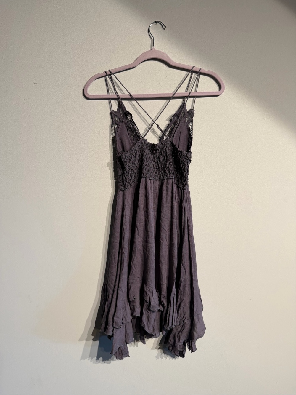 Free People Adella Boho Lace Slip Dress - Picture 3 of 3